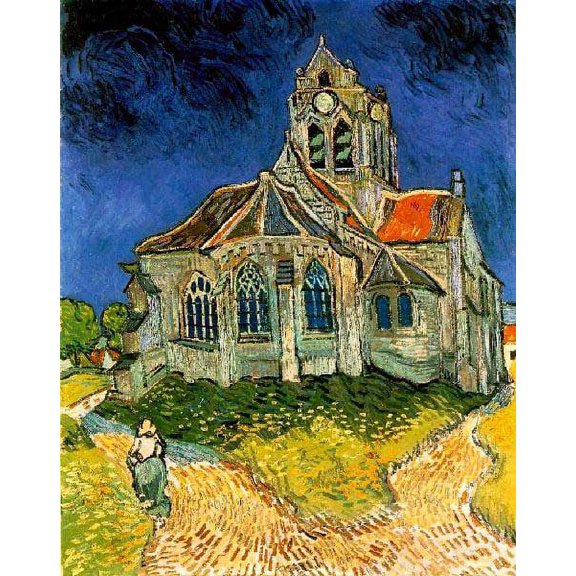 The Church at Auvers, a 1000-piece Puzzle by Tomax Puzzles
