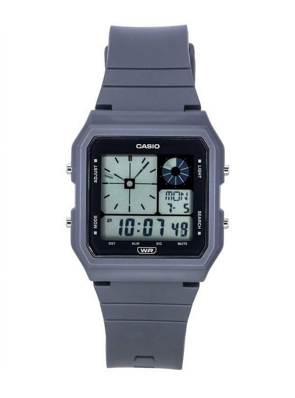 Casio POP Digital Gary Resin Strap Quartz LF-20W-8A2 Unisex Watch