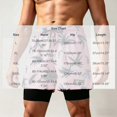 thumbnail image 3 of Mens 2 in 1 Swim Trunks with Compression Liner Summer Printed Quickly Dry Swim Short Swimsuit Bathing Suit Beach Shorts (XL, Pink), 3 of 6