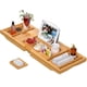 thumbnail image 1 of Bandeja Artmalle para bañera con soporte para libros y vino, 1 of 9