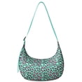 thumbnail image 1 of Cheetah Pattern Boho Crossbody Bag for Women Adjustable Strap Dumpling Purse with Leopard Print Classic Vintage Animal Style Lightweight Nylon Shoulder Bag for Daily or Travel Use, 1 of 5