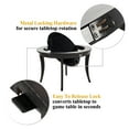 thumbnail image 5 of 48-in Poker Table 2-in-1 Onyx Flip-Top Dining Table for 6 Players by Barrington Billiards Company, 5 of 7