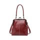 thumbnail image 2 of Bolso bandolera de piel suave con diseño nostálgico de primavera para mujer, 2 of 6