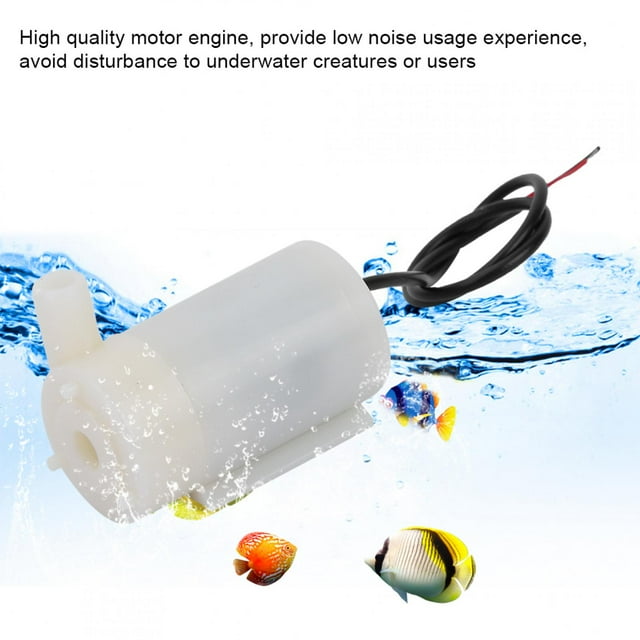Bomba de Agua Microsumergible, Puerto USB, Accesorio para Tanque de Agua, Minibomba de Agua