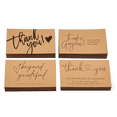 thumbnail image 6 of 360 Pcs Exquisite Kraft Paper Thank You Cards ,for Small Business Appreciation Card Gift Decoration Cards, 6 of 7