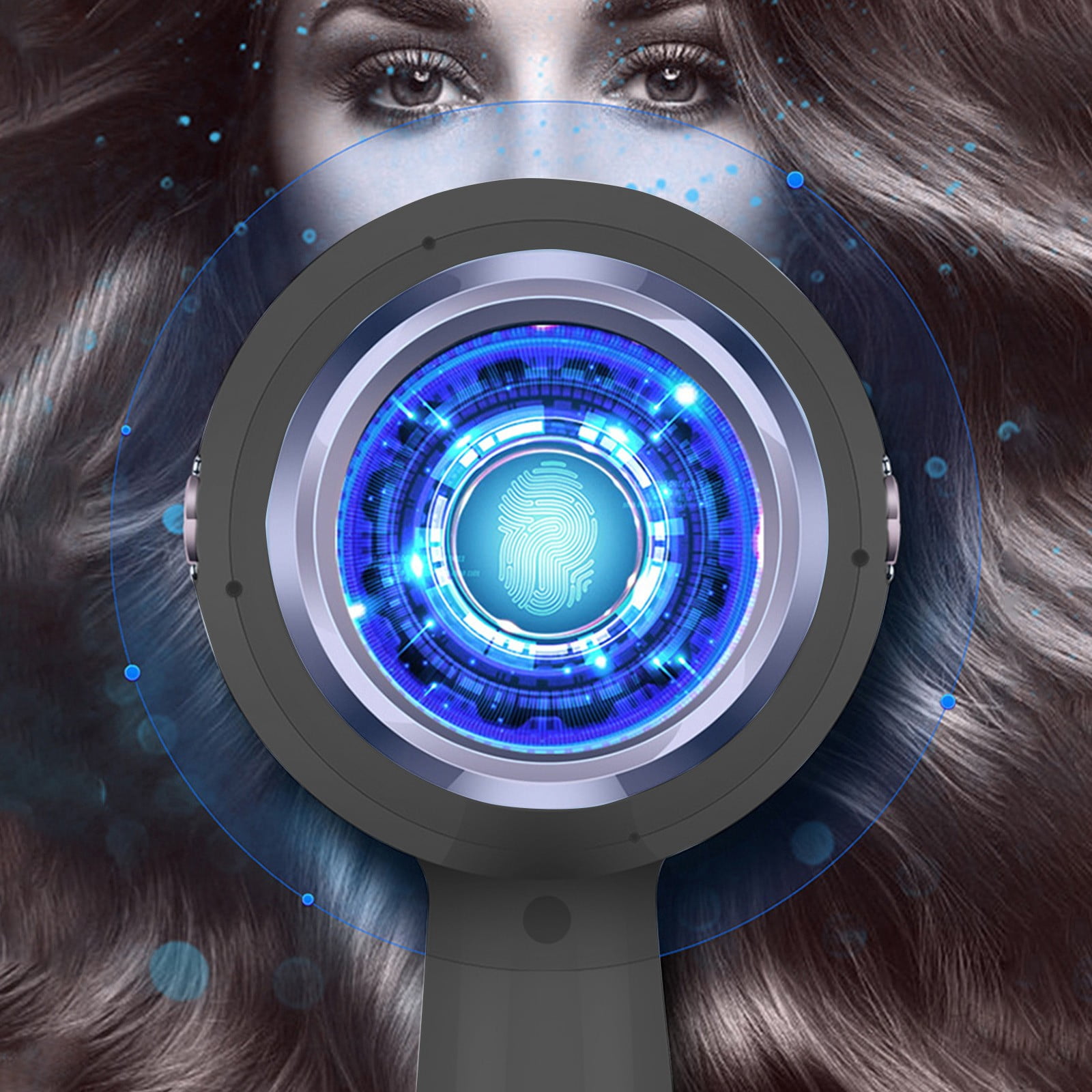 Household High Power Hair Dryer, Blue Light Salon Hair Dryer with Hot and Cold Settings, Compact, Portable and Fast Drying for Smooth Hair Styling