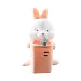 thumbnail image 4 of Box Tissure Dispenser Holder Storage Holder Soft Plush Toy Car Accessories Napkin Holder Car Interior Organization for Car Rabbit, 4 of 8