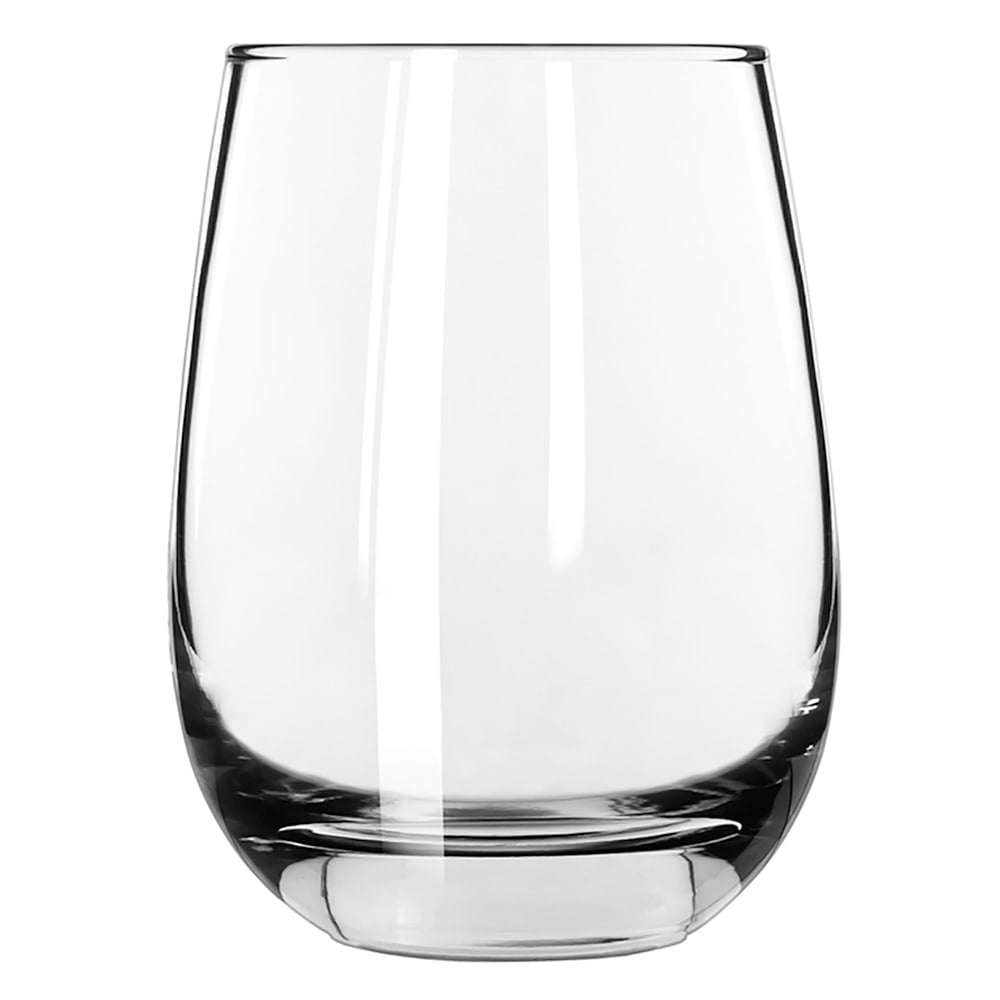 Libbey Classic Smoke All-Purpose Stemless Wine Glasses Set, 6 pk