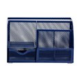 thumbnail image 2 of EXERZ Wire Mesh Desk Organizer - Navy Blue, 2 of 4