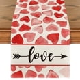 thumbnail image 1 of Decorative Table Banner Delicate Valentine Day Table Cover Linen Printed Party Table Flag for Festive Events and Gatherings, 1 of 3