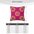 thumbnail image 4 of ZICANCN Moroccan Traditional Design Decorative Throw Pillow Covers, Bed Couch Sofa Decorative Knit Pillow Covers for Living Room Farmhouse, 22"x22", 4 of 8