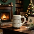 thumbnail image 7 of Christmas Tree Ceramic Mug, Cute Xmas Tree Shaped Coffee Cup, Holiday Drinking Mug for Hot Chocolate Tea Milk Gift for Family Home Party, 7 of 7