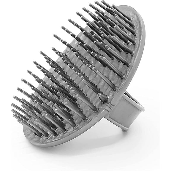 Shampoo Brush, Hair Brush with Massager, Scalp Exfoliator, Plastic/Rubber Brush, for Shower or Bath, Thick or Thin Hair, Curly or Straight, Deep Clean, Use with Conditioner Also.