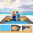 thumbnail image 5 of Beach Blanket, iMountek 78.7x82.6in Picnic Blankets for 2-3 Adults, Waterproof Sandproof Oversized Lightweight Beach Mat for Travel, Camping, Hiking-M, 5 of 6