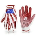 thumbnail image 1 of HANDLANDY Gants de Football pour Jeunes, Gants Adhésifs à Grand Récepteur pour Enfants et Adultes, Gants de Football Extensibles Blancs et Rouges, TP, 1 of 6