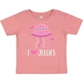 thumbnail image 3 of Inktastic Jellyfish Pink Ocean Creature Girls Baby T-Shirt, 3 of 5
