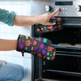 thumbnail image 2 of Rainbow Halloween Pumpkins Pattern Kitchen Oven Mitt and Pot Holder Sets 4 Pcs for Baking, Cooking and Grilling, Heat Resistant Up To 392 °F, 2 of 7