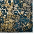 thumbnail image 3 of RUGSOTIC CARPETS MACHINE MADE HEATSET POLYPROPYLENE AREA RUGS - 3'2''x10', Runner, Silver Blue, Abstract Modern Design, High Pile Machine Made Area Rugs for Living Room, Bed Room (MX0011), 3 of 5