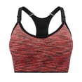 thumbnail image 1 of DAFEI Y Back Sports Bras for Women,Padded Racerback Medium Impact Thin Strap Workout Yoga Top for Running, 1 of 4