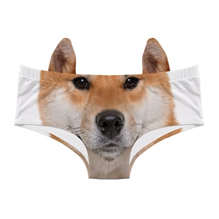 

Ruhiku GW Women s Panties Cute Funny Animal Ears Pattern Breathable Panties Low Waist Briefs