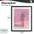 thumbnail image 4 of Stupell Industries Eclectic Pink Disco Popcorn Black Framed Print Under Glass, 13 x 16, by LISH Creative, 4 of 8