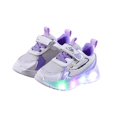 thumbnail image 2 of Lixiuxyad Girls Sneakers For Toddlers Light Up Walking Shoes Non Comfortable Breathable Casual Outdoor Play Shoes For Age 1 6 on Shoes Sizes 11(Little Kid 4-4.5 Years), 2 of 6