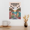 thumbnail image 3 of Inspirational Poster Barranco District Motivational Travel Wall Art Suitable for Office Creative Home Canvas Poster, 3 of 8