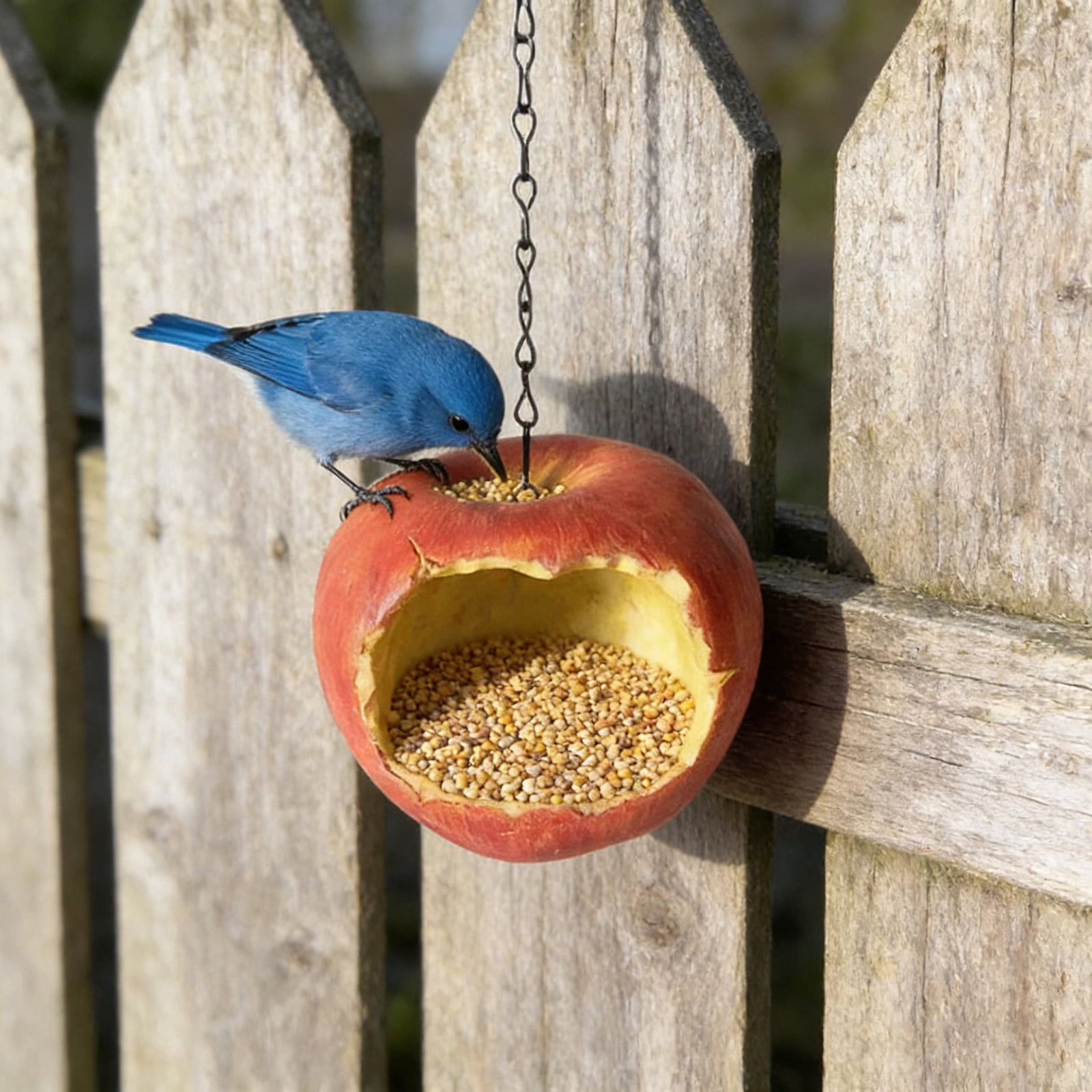 1Pc Bird Feeder, Unique Garden Decoration Outdoor, Hanging Wild Bird Feeding Station For Attracting Sparrows Finches, Easy To Clean & Fill, Perfect For Yard Patio Garden
