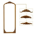 thumbnail image 4 of Wooden Arch Full Length Vintage Decorative Mirror for Living Room Bedroom 70"x30",Gold, 4 of 7
