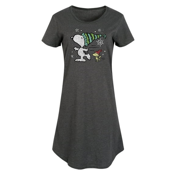 Peanuts - Snoopy Woodstock Skate - Women's Any Way Dress