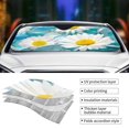 thumbnail image 4 of Kdxio Daisy Flowers Print Front Windshield Sun Shade,Folding Auto Sunshade for Car Truck SUV-Small, 4 of 7