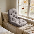 thumbnail image 6 of Yhmxh Tufted High Back Chair Cushion with Ties, 47.24"x23.62" Thickened Seat Pad for Indoor Outdoor, Waterproof Patio Chair Cushion Weather Resistant Patio Rocking Pads for Dining Chair, Porch, 6 of 6