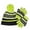 Green, variant on Chuancc 2 Pcs Winter Beanie Hat Gloves Set Knit Unisex Warm Fleece Lined Hat Touchscreen Gloves for Women Men Couples Friends Blue One Size