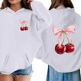thumbnail image 4 of YunPes Girl's Cherry Graphic Hoodies Kids Bow Cherry Pullover Hooded Sweatshirt Boys Long Sleeve Oversized Sweaters Cute Preppy Coat, 4 of 8