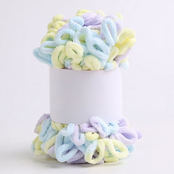 Zhuge 100g Wool Finger Loop Thread Hand Knitted Scarf Wool Ball Coarse Wool Knitting DIY Hand Pillow Blanket Doll,B