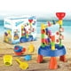 thumbnail image 4 of Mesa de juego de arena y agua, arenero para niños, juego de playa para uso en interiores y exteriores., 4 of 7
