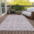 thumbnail image 6 of Addison Rugs Chantille Indoor/Outdoor Transitional Circles Lavender Washable Rectangle Rug, 9' x 12', 6 of 6