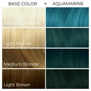 ARCTIC FOX Vegan and Cruelty-Free Semi-Permanent Hair Color Dye (8 Fl Oz, AQUAMARINE)