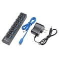 thumbnail image 1 of 7 puertos USB 3.0 HUB 5 Gbps con cable adaptador de interruptor de encendido/apagado para PC Barbie Nuevos Originales, 1 of 6