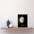 thumbnail image 2 of Phases of the Moon Astronomy Waning Gibbous Lunar Space Poster Artwork Framed Wall Art Print A4, 2 of 4
