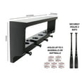 thumbnail image 6 of MedalAwardsRack Premier Baseball and Softball All in 1 Trophy Shelf Display- Baseball Bat Holder and Bat Rack for Balls, Bats, Gloves, Medals, Awards, and Trophies. (Black), 6 of 6
