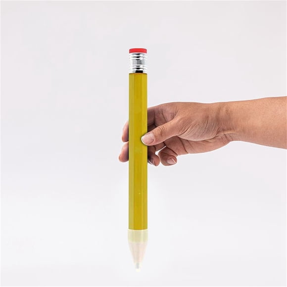 Lápiz de madera de 14 pulgadas para novedad - Lápiz gigante para atrezzo, decoración y regalos, lápiz multicolor para cosplay y premios