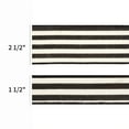 thumbnail image 6 of LaRibbons 2 1/2" Wired Ribbon | "Striped" Black/White | 10 Yard Roll, 6 of 6