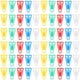 thumbnail image 1 of GOOHOCHY 100 clips de papel pequeños, clips de plástico para archivos, clips de plástico para archivos, clips de plástico prácticos., 1 of 7
