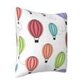 thumbnail image 2 of ZICANCN Colorful Air Balloon Throw Pillow Covers, Bed Couch Sofa Knit Decorative Pillow Covers for Living Room Farmhouse, 16"x16", 2 of 8
