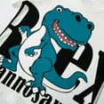 thumbnail image 6 of Toddler Kids Baby Boys Summer Cartoon Dinosaur Short Sleeve Crewneck T Shirts Tops Tee Two Color Optional, 6 of 6