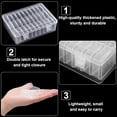 thumbnail image 3 of 30 Slot Small Bead Organizer Box Plastic Bead Storage Containers with Lids, Clear Diamond Painting Storage Mini Plastic Storage Cases with Label Sticker for Jewelry Rhinestones Small Parts Crafts, 3 of 7