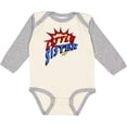 thumbnail image 3 of Inktastic Little Sister Superhero Girls Long Sleeve Baby Bodysuit, 3 of 5
