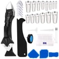 thumbnail image 1 of Caulking Finisher Kit, Tungsten Carbide For Durability And Precision, Boron Steel Cutting Design For Versatile Applications, 32 Pieces Multicolor Set For Comprehensive Home Repair, 1 of 5