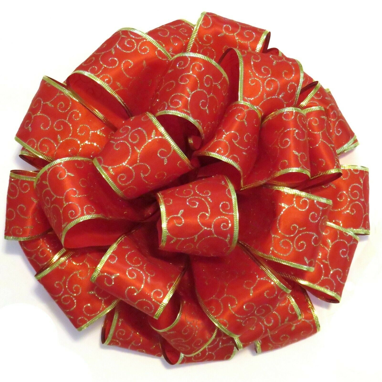 Satin Valentine Hearts Wired Ribbon - 2 1/2 x 10 Yards, White Hearts, Red  Wired Edges, Christmas, Valentine's Day Décor, Gift Wrap, IGift Bow,  Bouquet, Gift Basket 